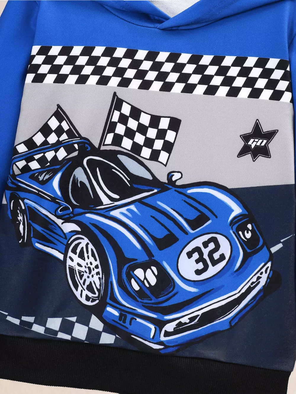 Children's Racing Car Hoodie & Pants Set, image 4