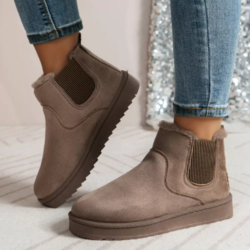 Round Toe Platform Boots, image 8