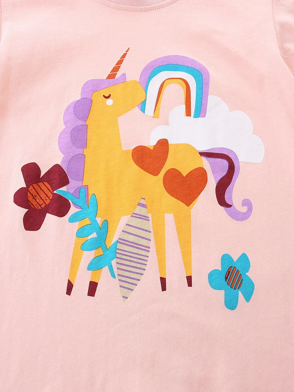 Children's Unicorn Graphic Short Sleeve T-Shirt, image 4