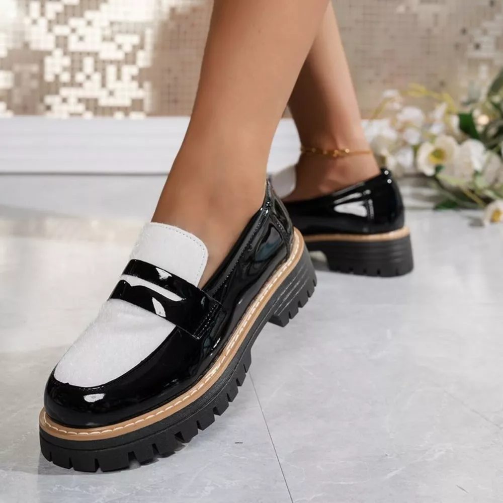 Round Toe Platform Loafers, image 3