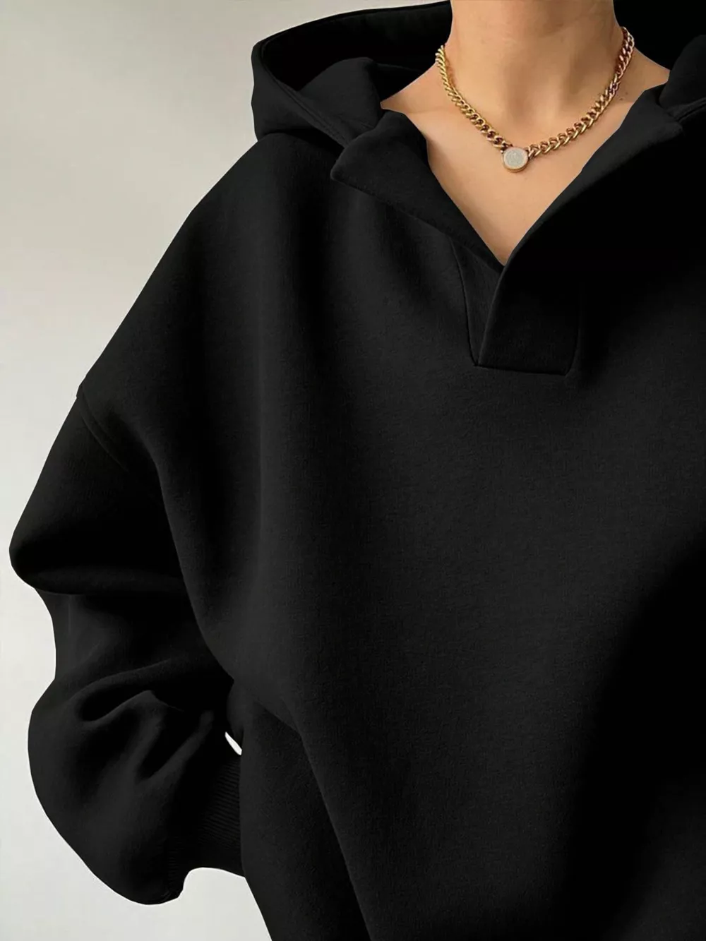 Dropped Shoulder Long Sleeve Sweatshirt, image 5