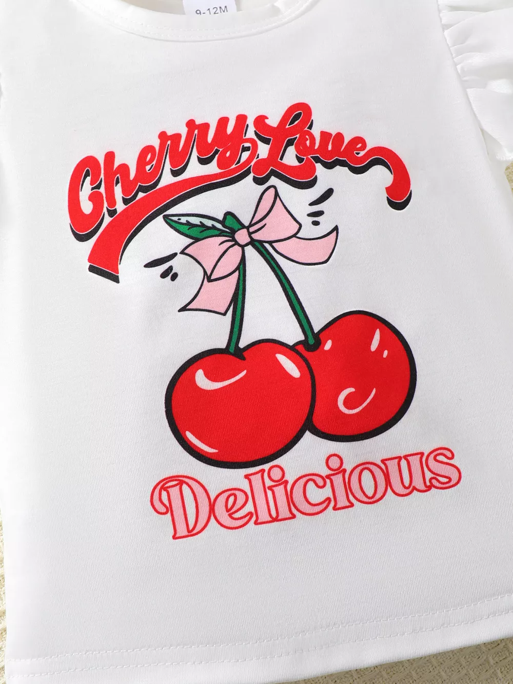 Children's Cherry Tee and Shorts Set, image 3