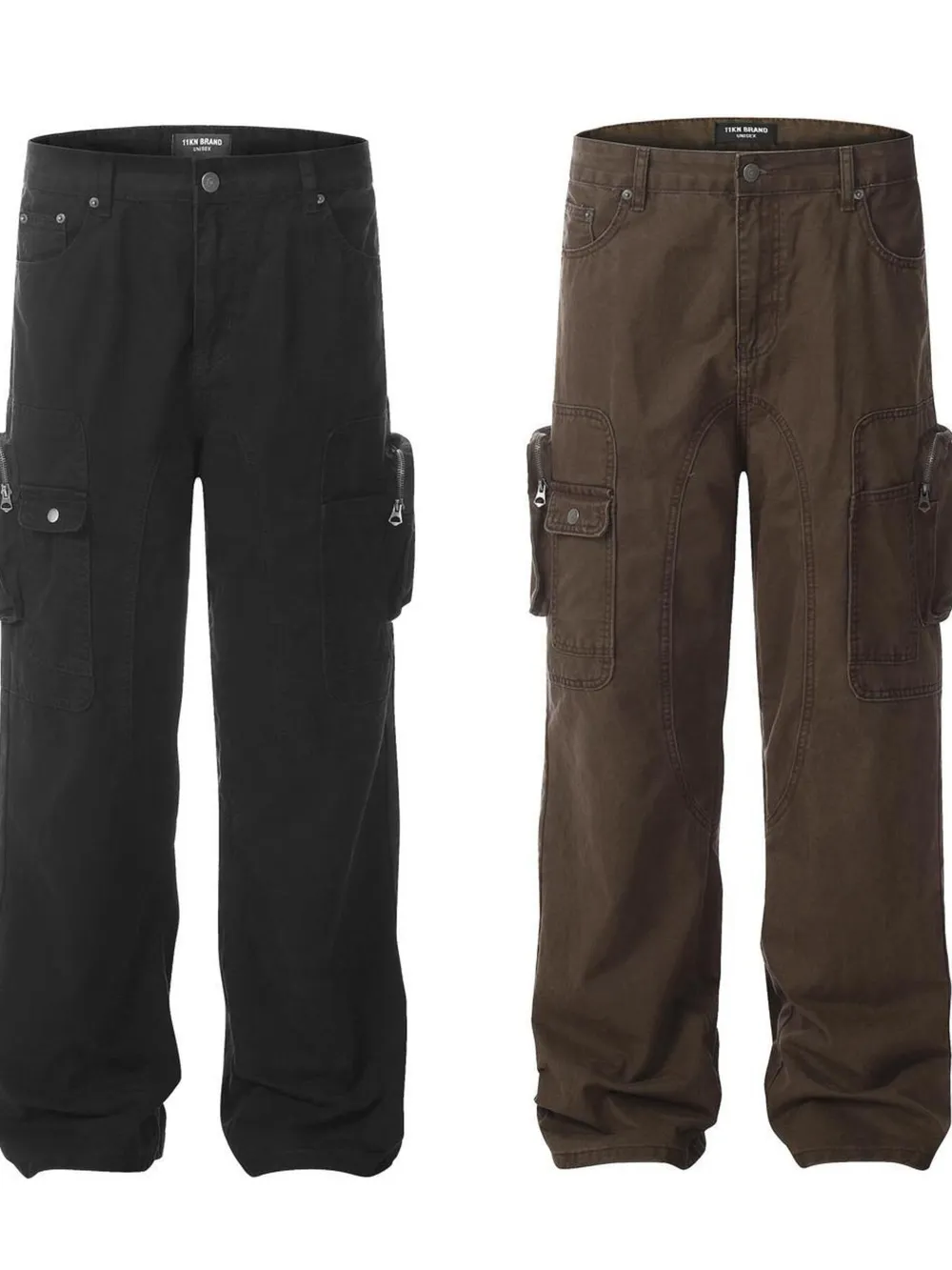 Men's Cargo Jeans with Multi-Pocket, image 7