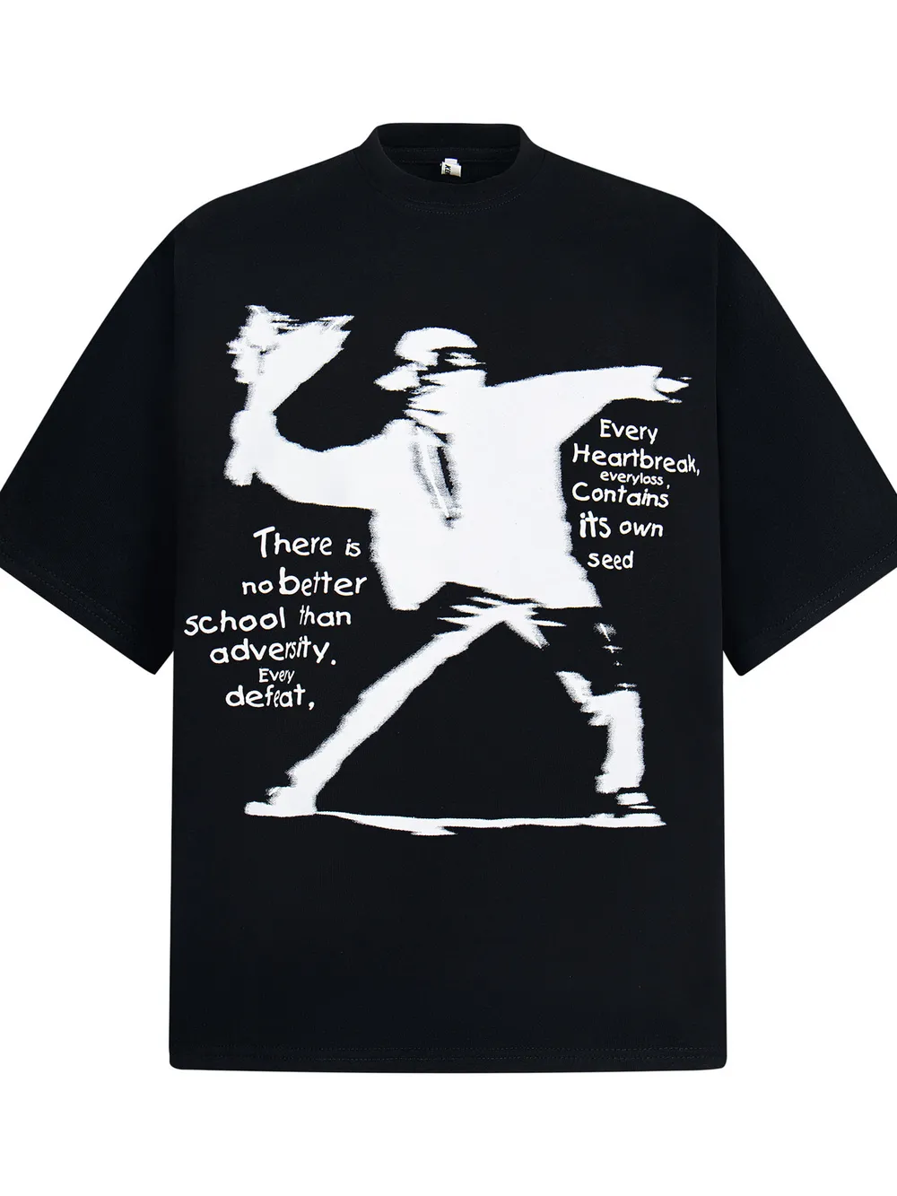 Men's Graphic Mock Neck Short Sleeve T-Shirt