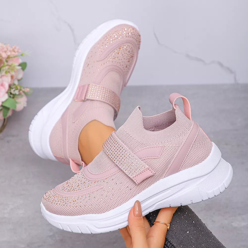 Round Toe Mesh Sneakers, image 8