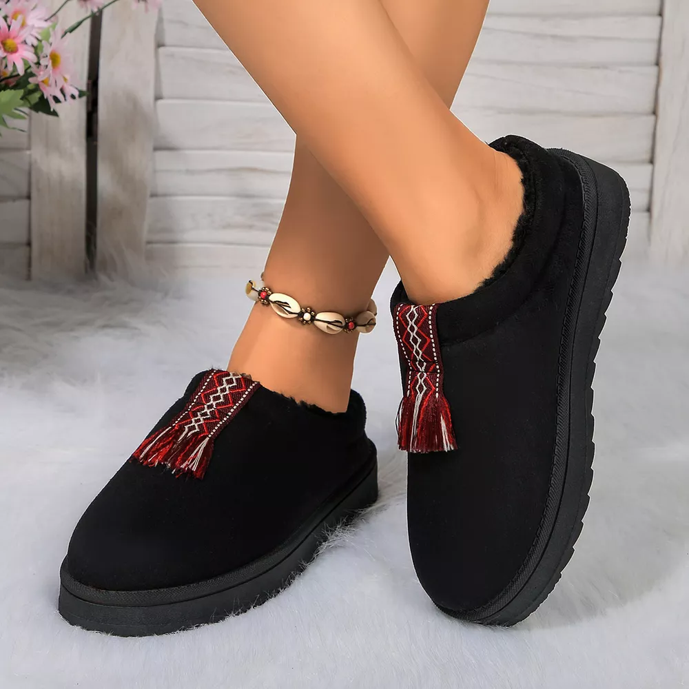 Round Toe Platform Slippers, image 15