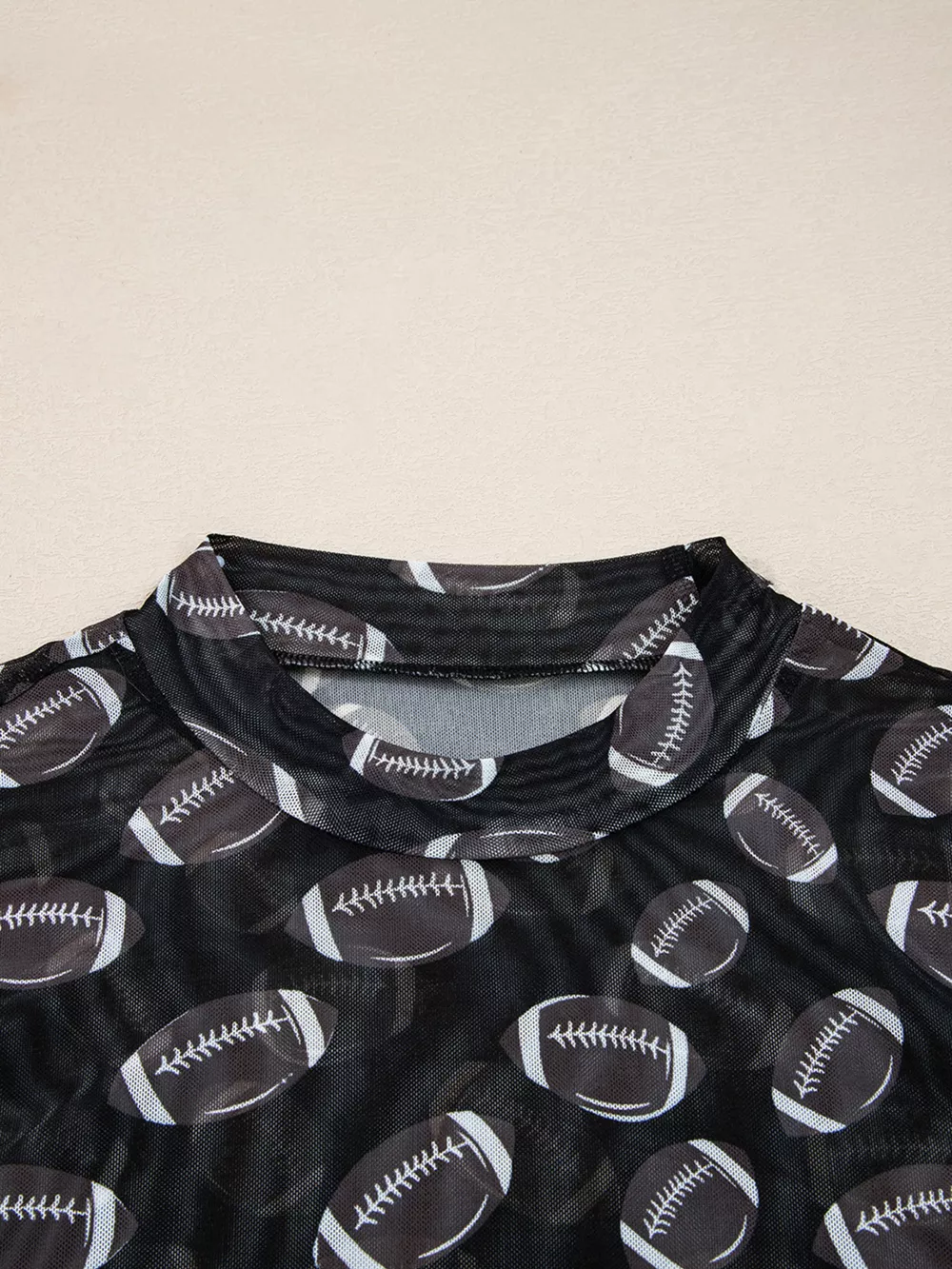 Game Day Mesh Sheer Long Sleeve Top, image 11