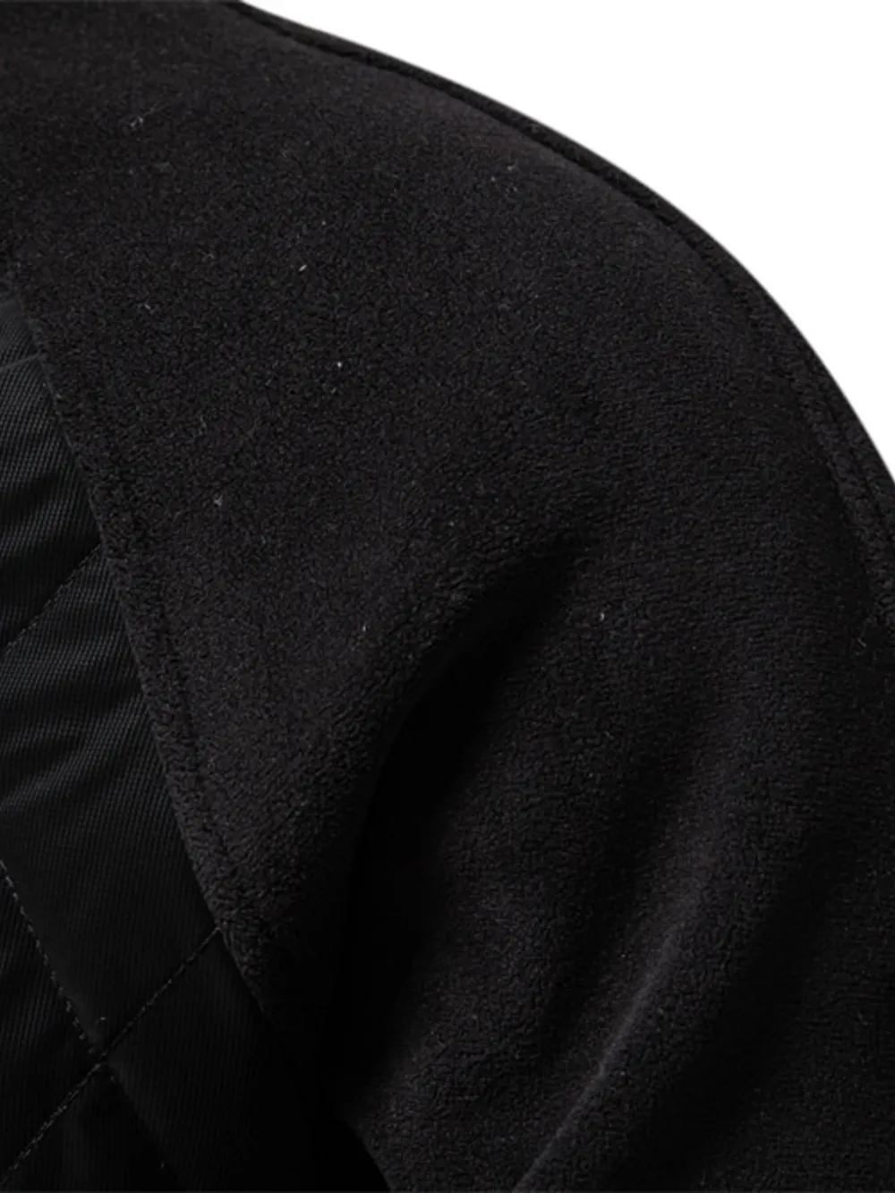 Men's Quilted Snap Down Long Sleeve Jacket, image 10