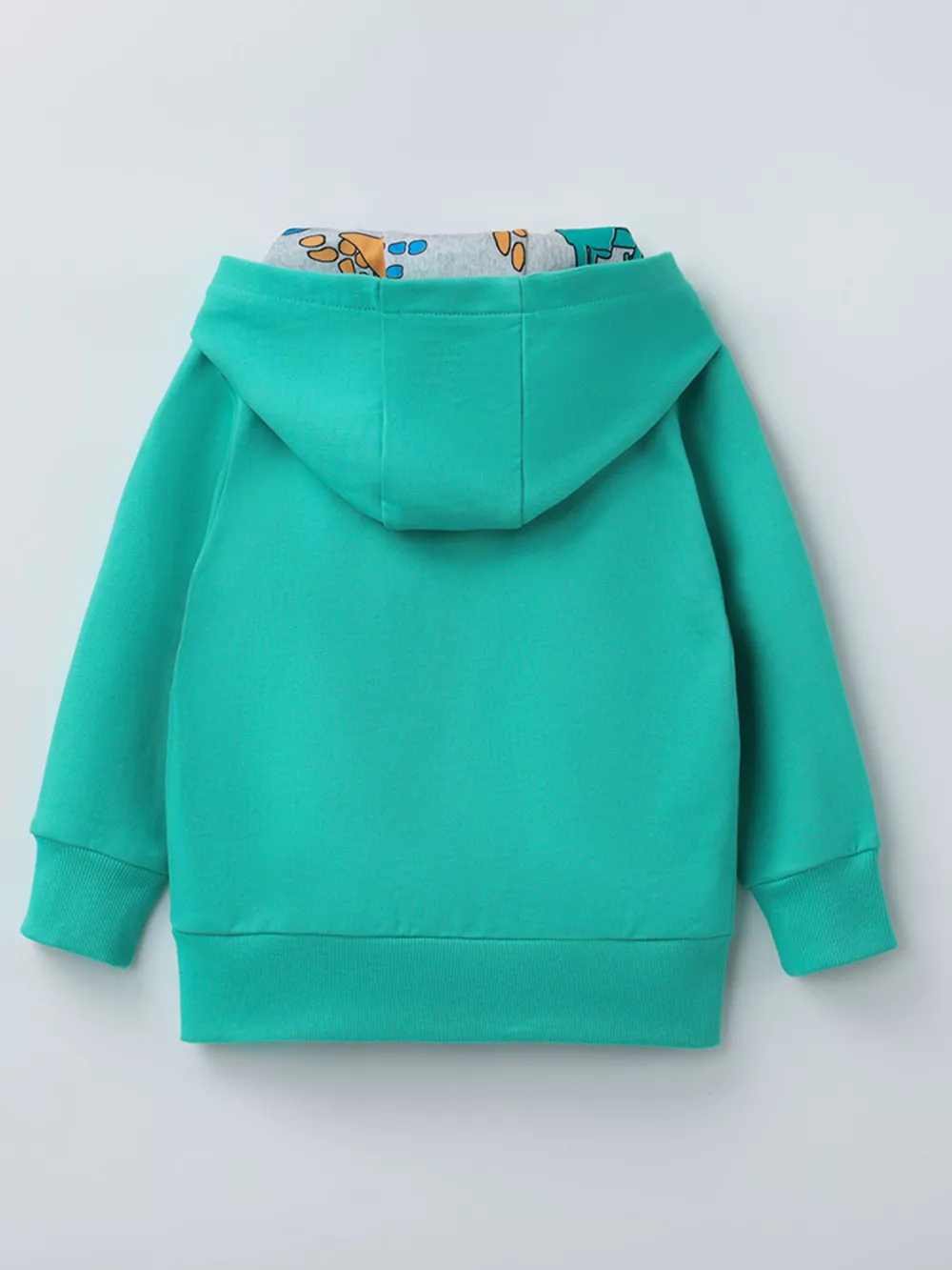 Children's Cartoon Construction Vehicle Zip-Up Hoodie, image 2