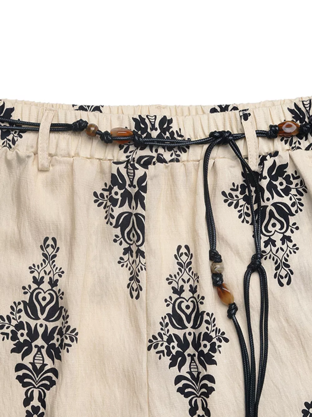 Boho Print Wide Leg Pants, image 7