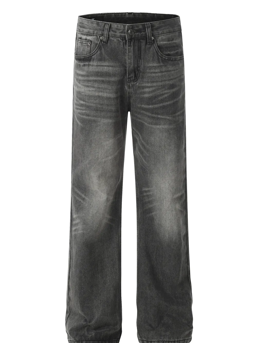 Men's Vintage Washed Straight Leg Jeans