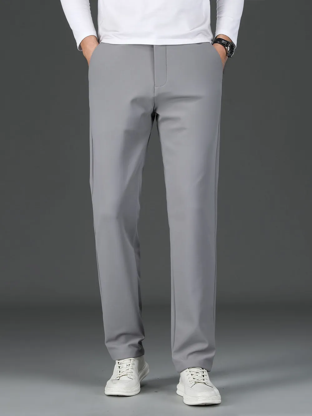 Men's Loose Fit Pants with Pockets, image 4