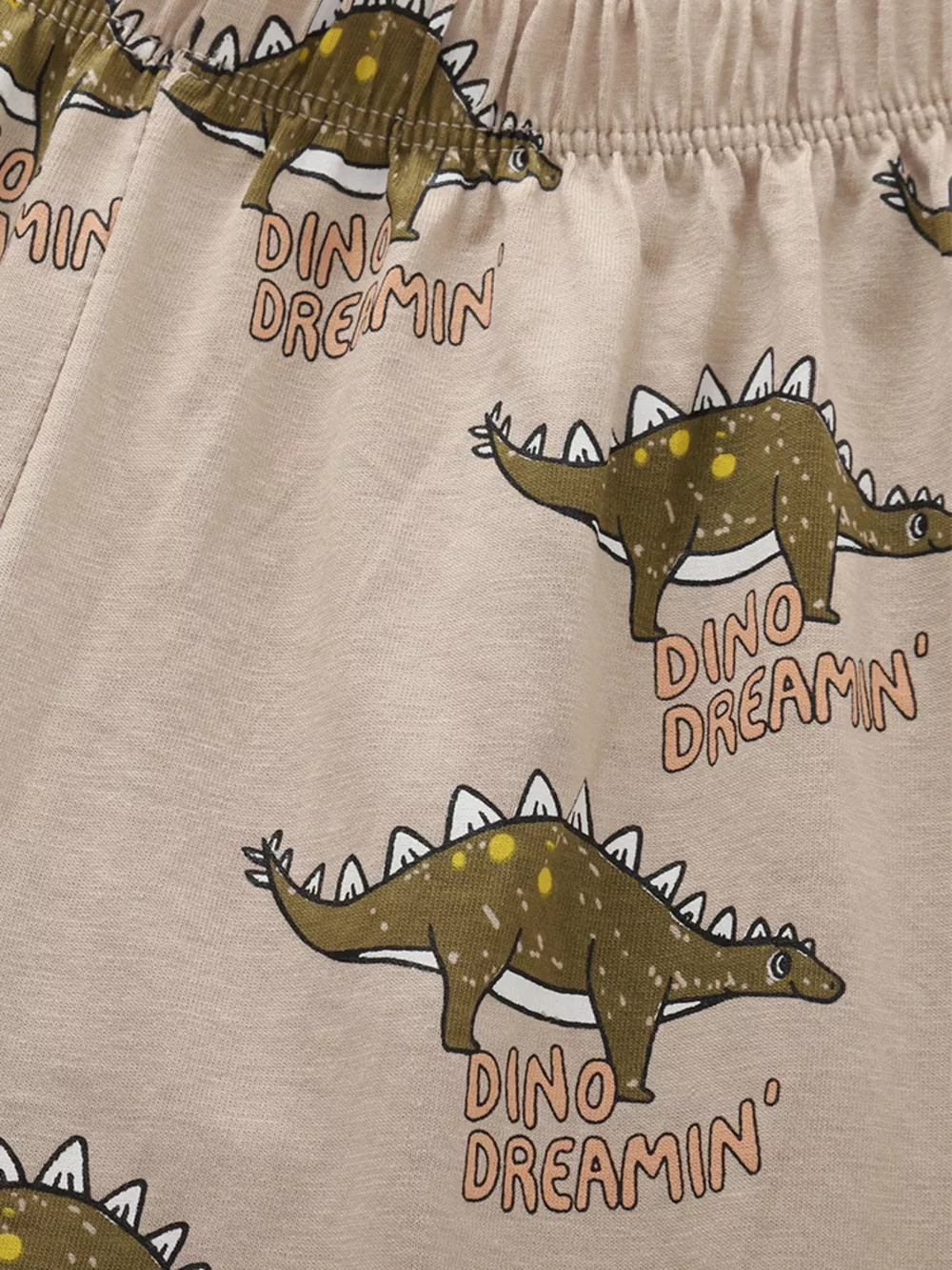 Children's Dinosaur Print Tee and Shorts Set, image 4