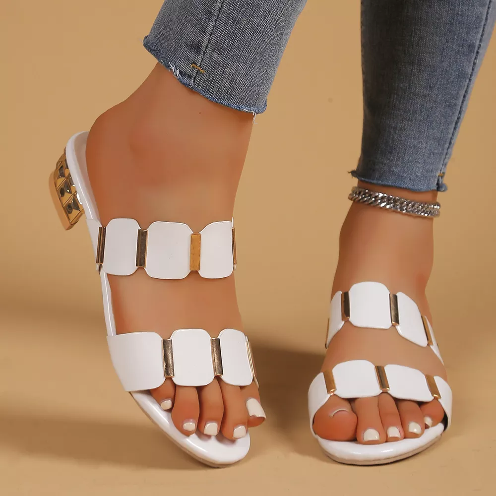 Open Toe Block Heels Sandals, image 8