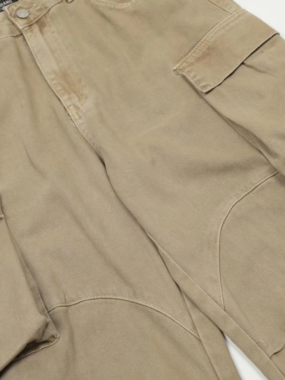 Men's Wide Leg Cargo Jeans, image 5