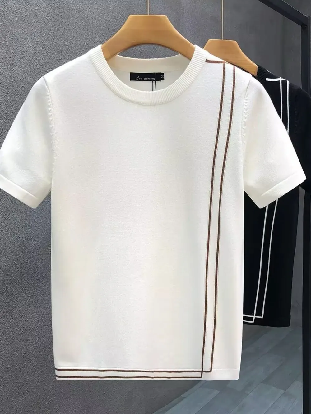 Men's Full Size Round Neck Short Sleeve T-Shirt Plus Size, image 5