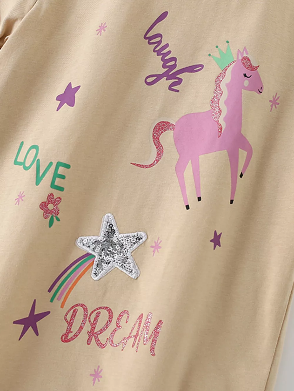Children's Unicorn Print Short Sleeve T-Shirt, image 5