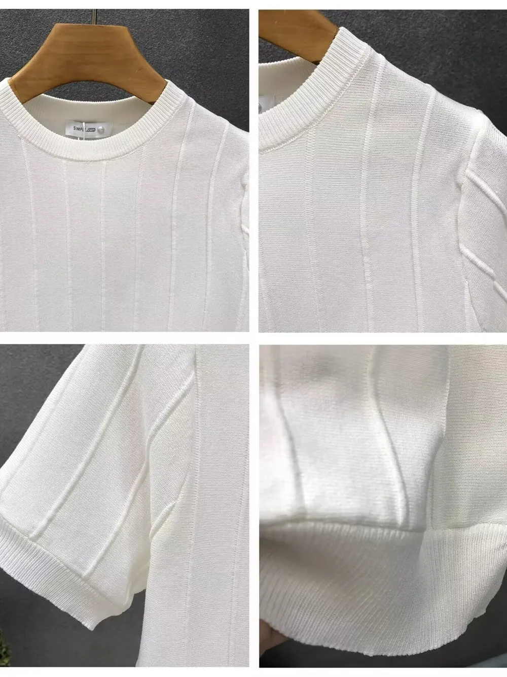 Men's Full Size Round Neck Short Sleeve T-Shirt Plus Size, image 8