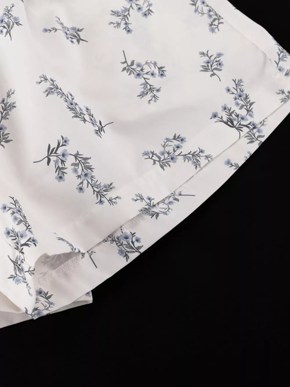 Floral Print Balloon Sleeve Top and Shorts Set, image 13