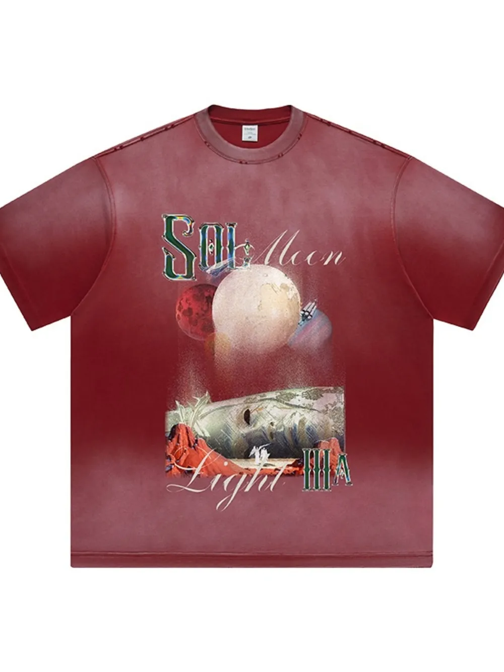 Men's Graphic Round Neck Short Sleeve T-Shirt, image 3