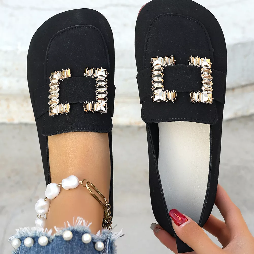 Decor Buckle Round Toe Slip-On, image 2