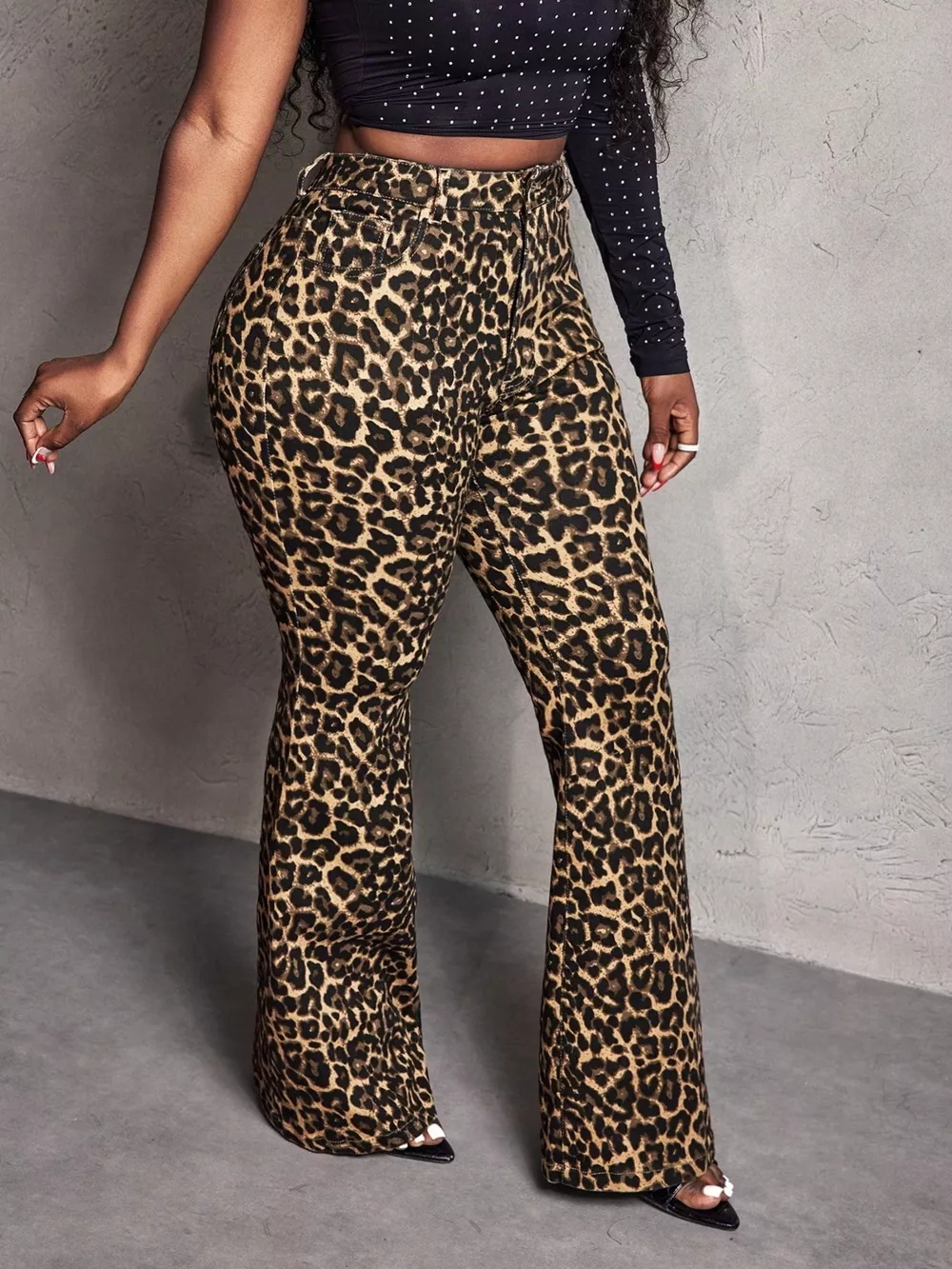 Leopard Wide Leg Pants, image 6