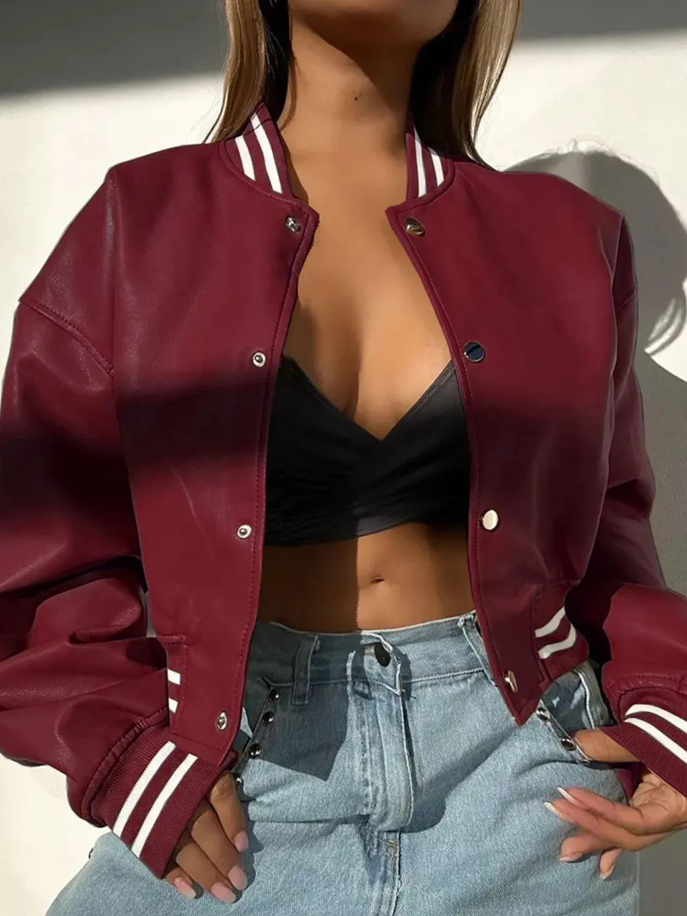 Snap Down Long Sleeve Jacket, image 10