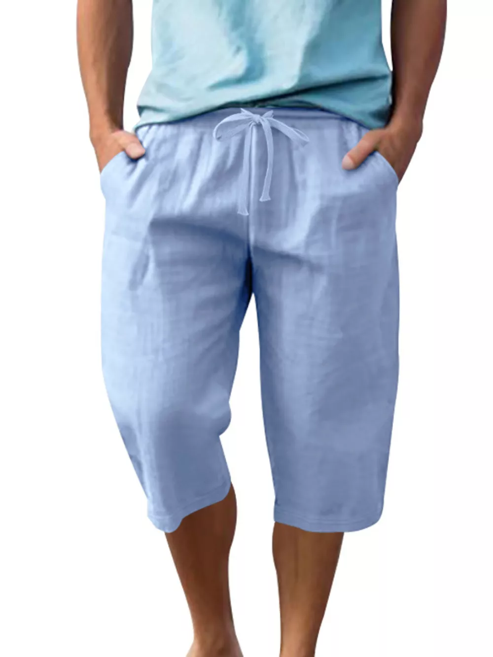 Men's Full Size Casual Drawstring Shorts Plus Size, image 5