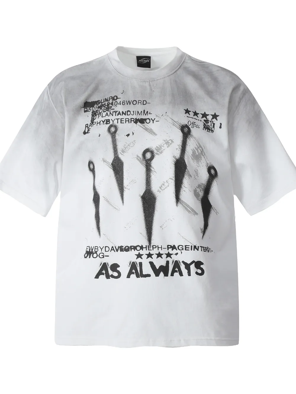 Men's Graphic Oversized Urban Street T-Shirt, image 2