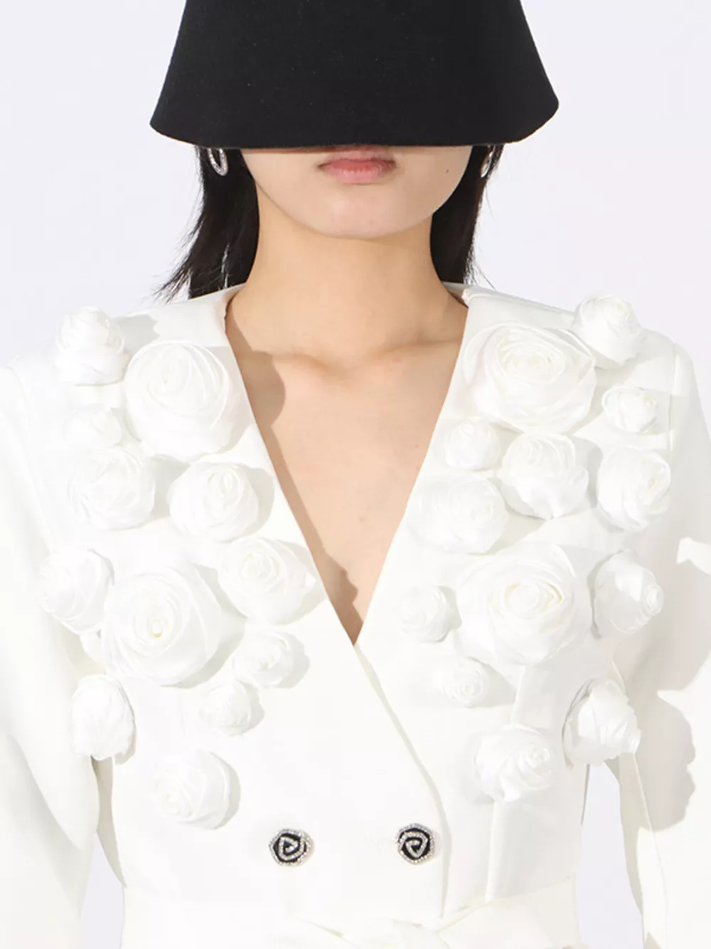 Flower Long Sleeve Blazer and Pants Set, image 5