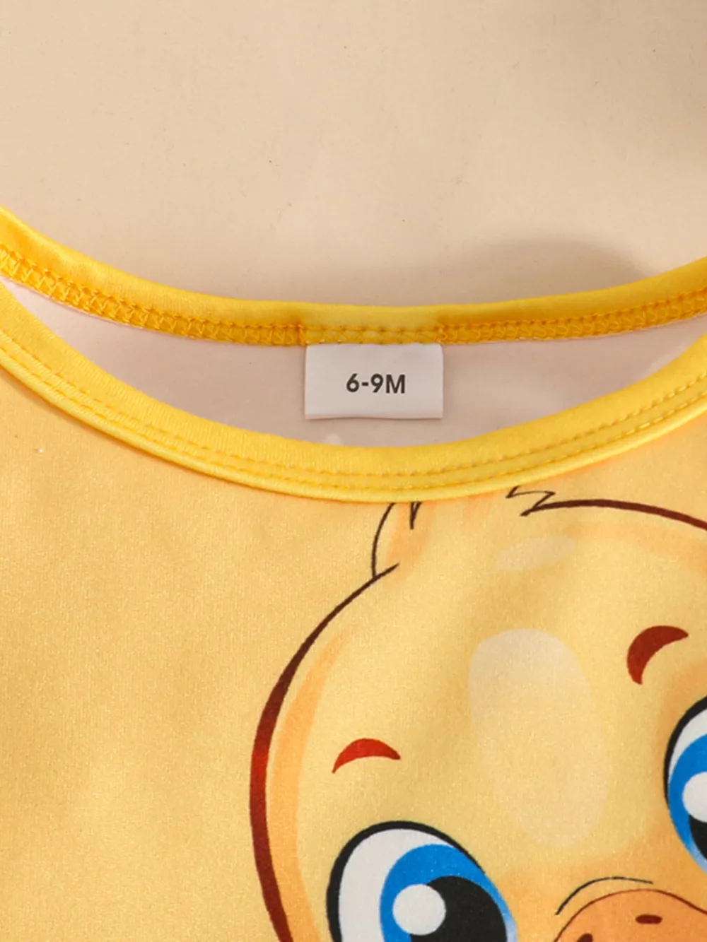 Children's Cute Duck Print Long Sleeve Top and Pants Set, image 4
