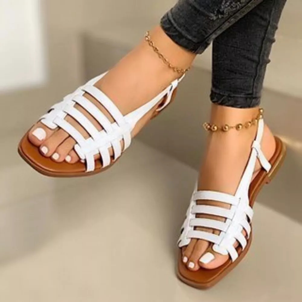 Open Toe Flats Sandals, image 3