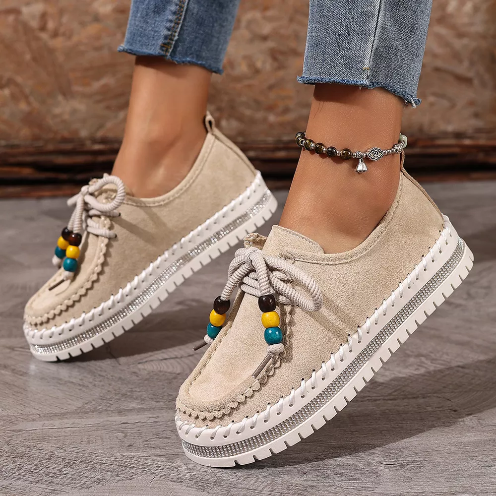 Round Toe Platform Loafers, image 7