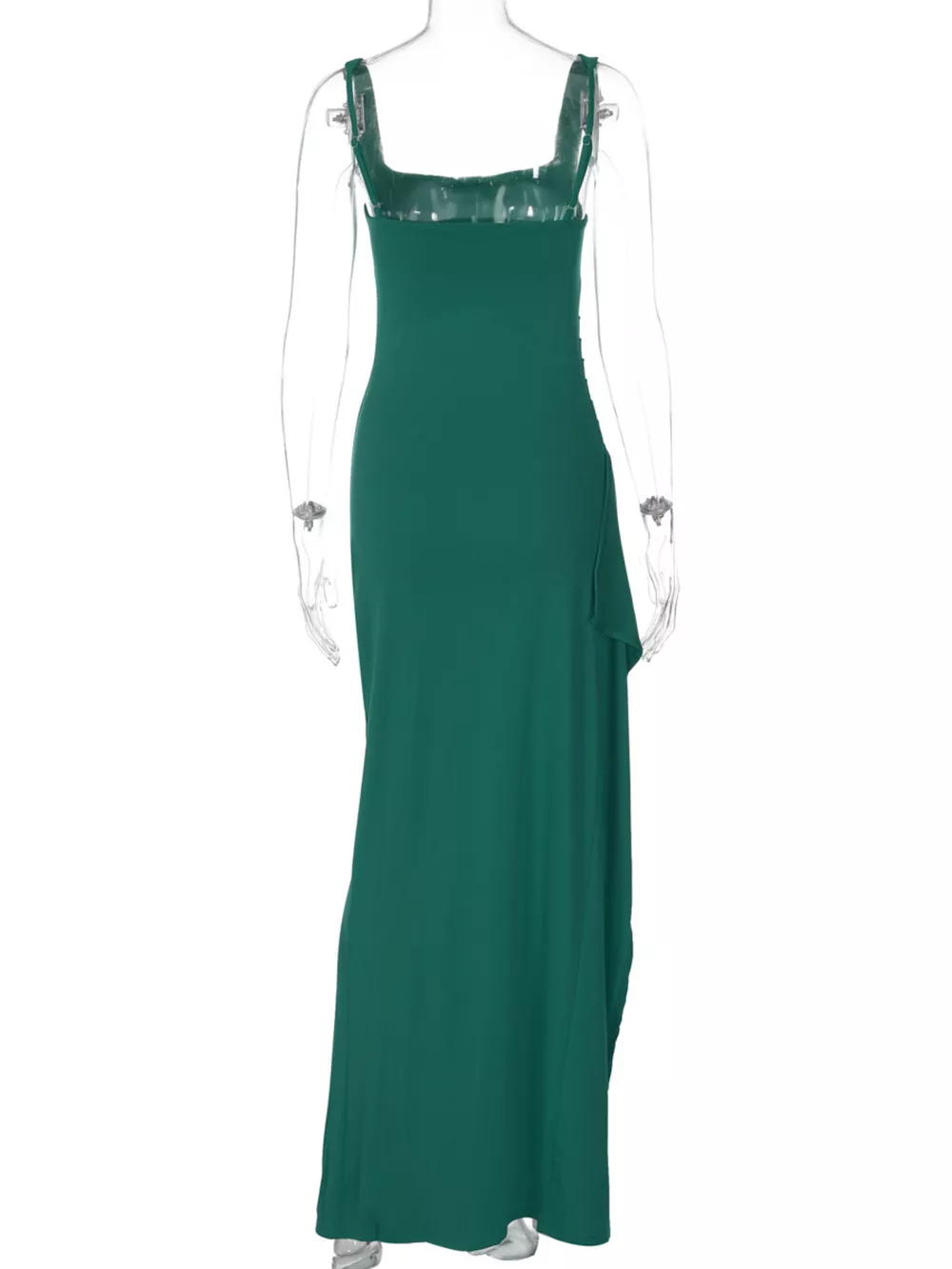 Slit Square Neck Maxi Dress, image 9