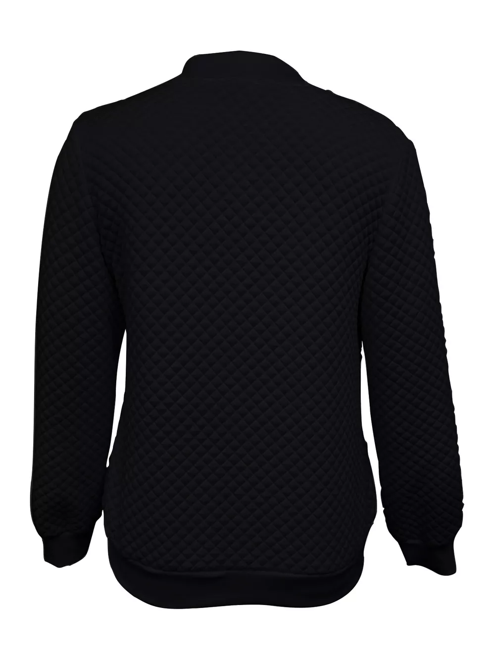 Textured Zip Up Long Sleeve Jacket, image 6