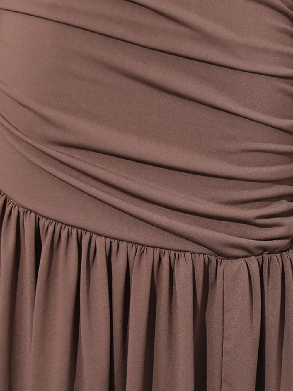 Ruched Long-Sleeve Maxi Dress with Cutout Detail, image 6