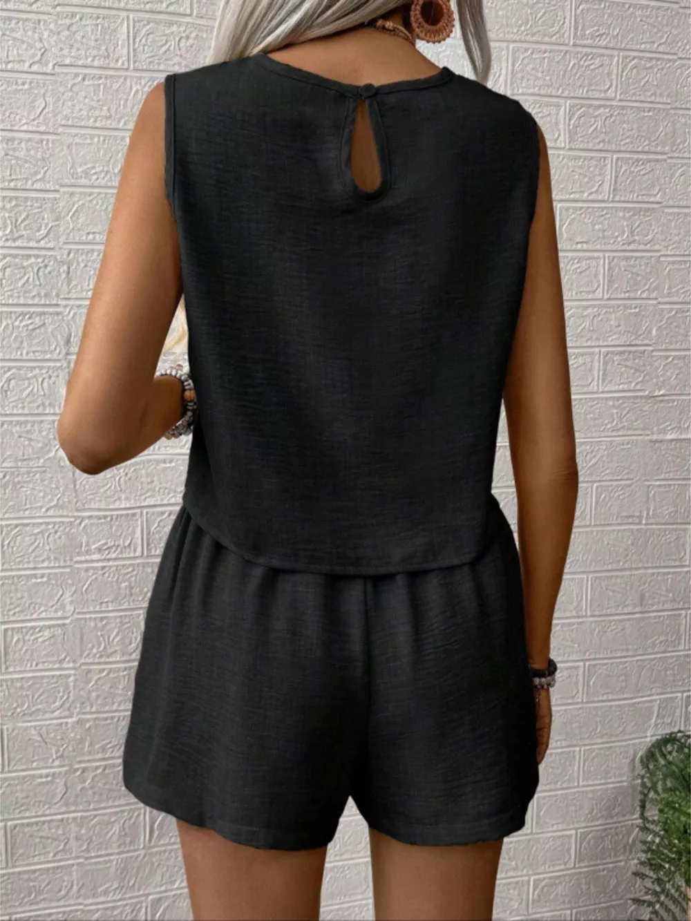 Sleeveless Top and Shorts Casual Set, image 12