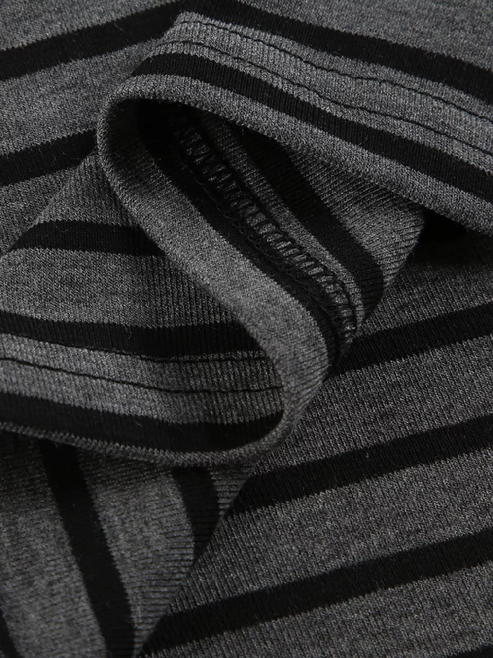 Striped Boat Neck Long Sleeve T-Shirt, image 5