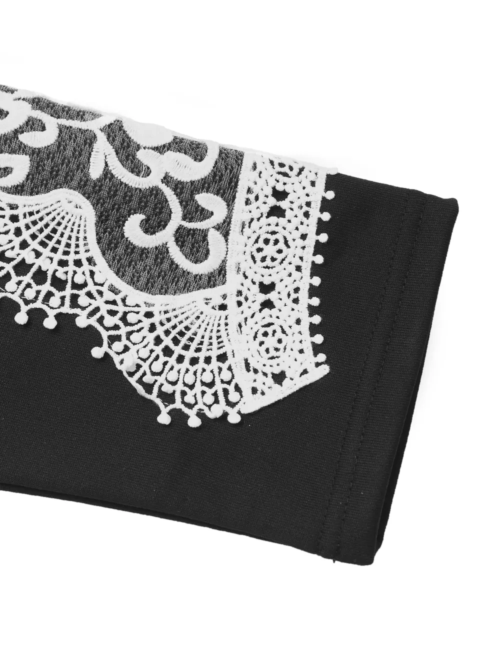 Lace Detail Long Sleeve Sweatshirt, image 5