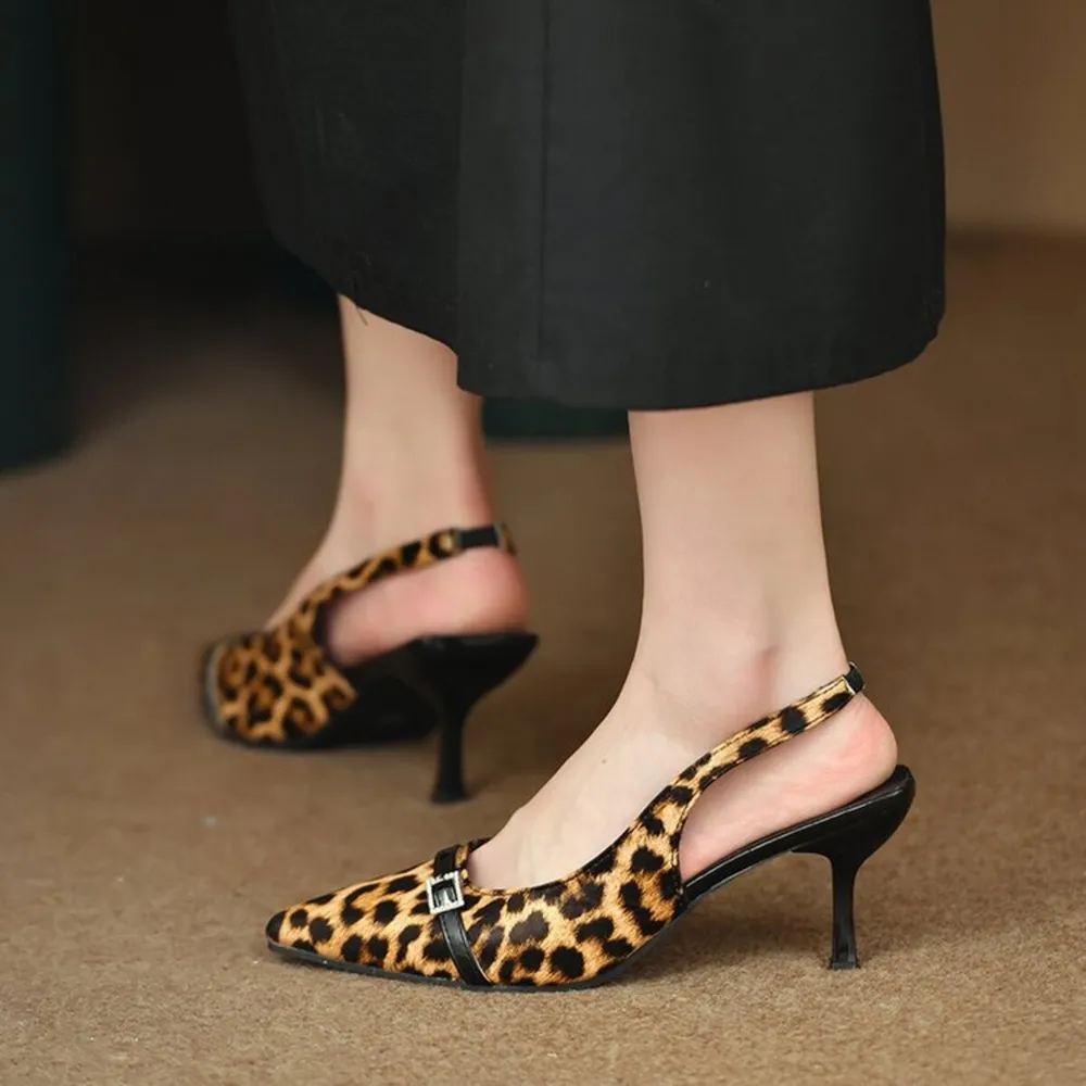 Pointed Toe Slingback Pumps, image 22
