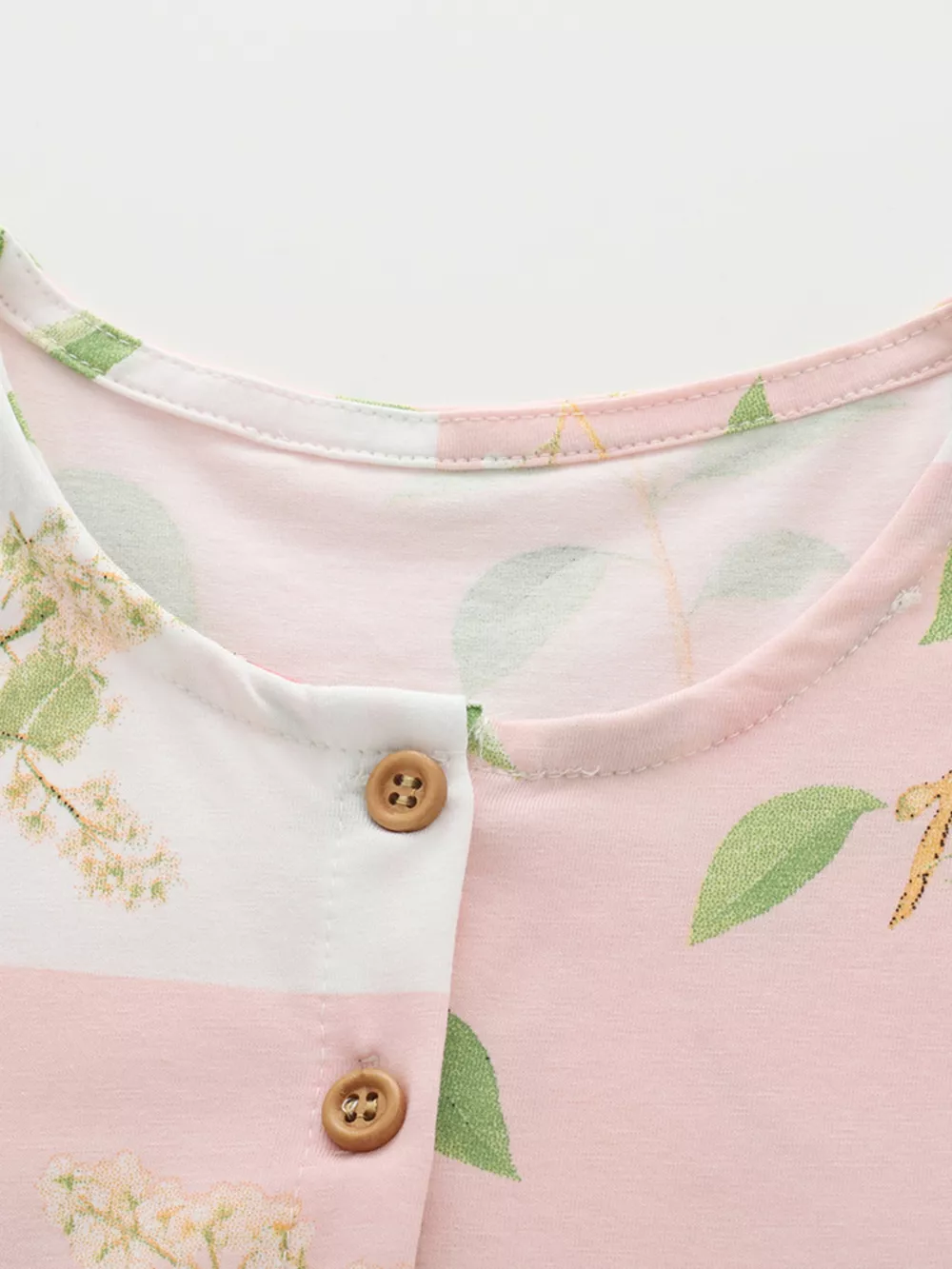 Children's Floral Print Button-Down A-Line Dress, image 3