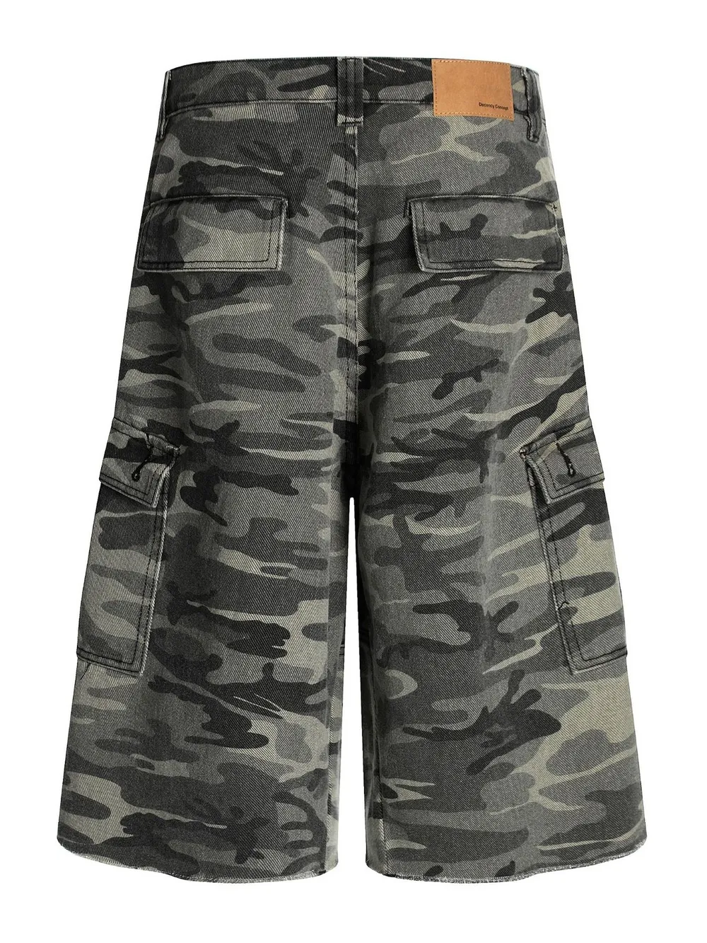 Men's Camouflage Cargo Capris Jeans, image 3