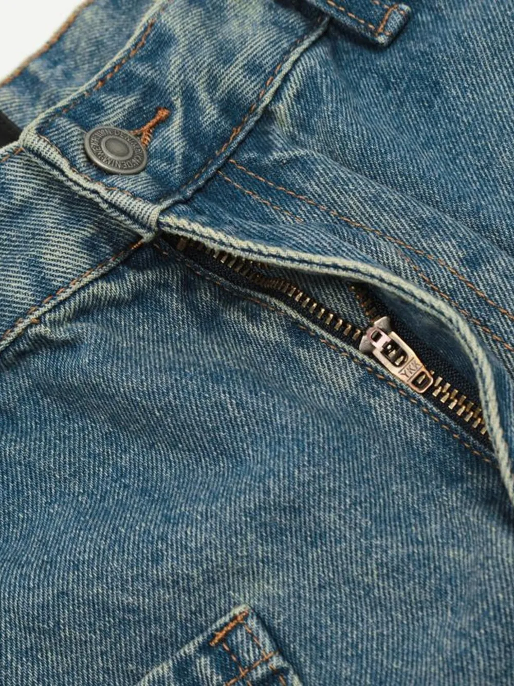 Men's Washed Multi-Pocket Cargo Jeans, image 6