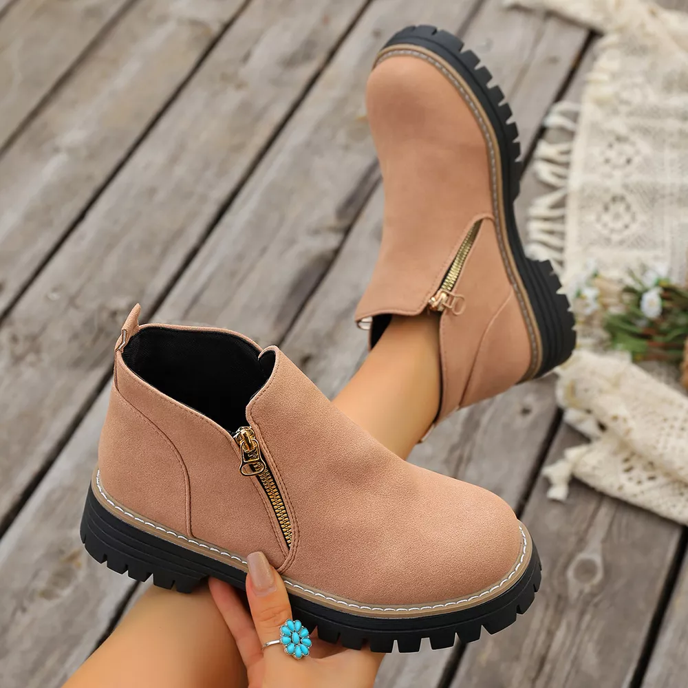 Side Zipper Ankle Boots, image 10