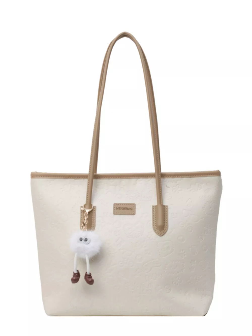 Embossed Pattern Tote Bag, image 8