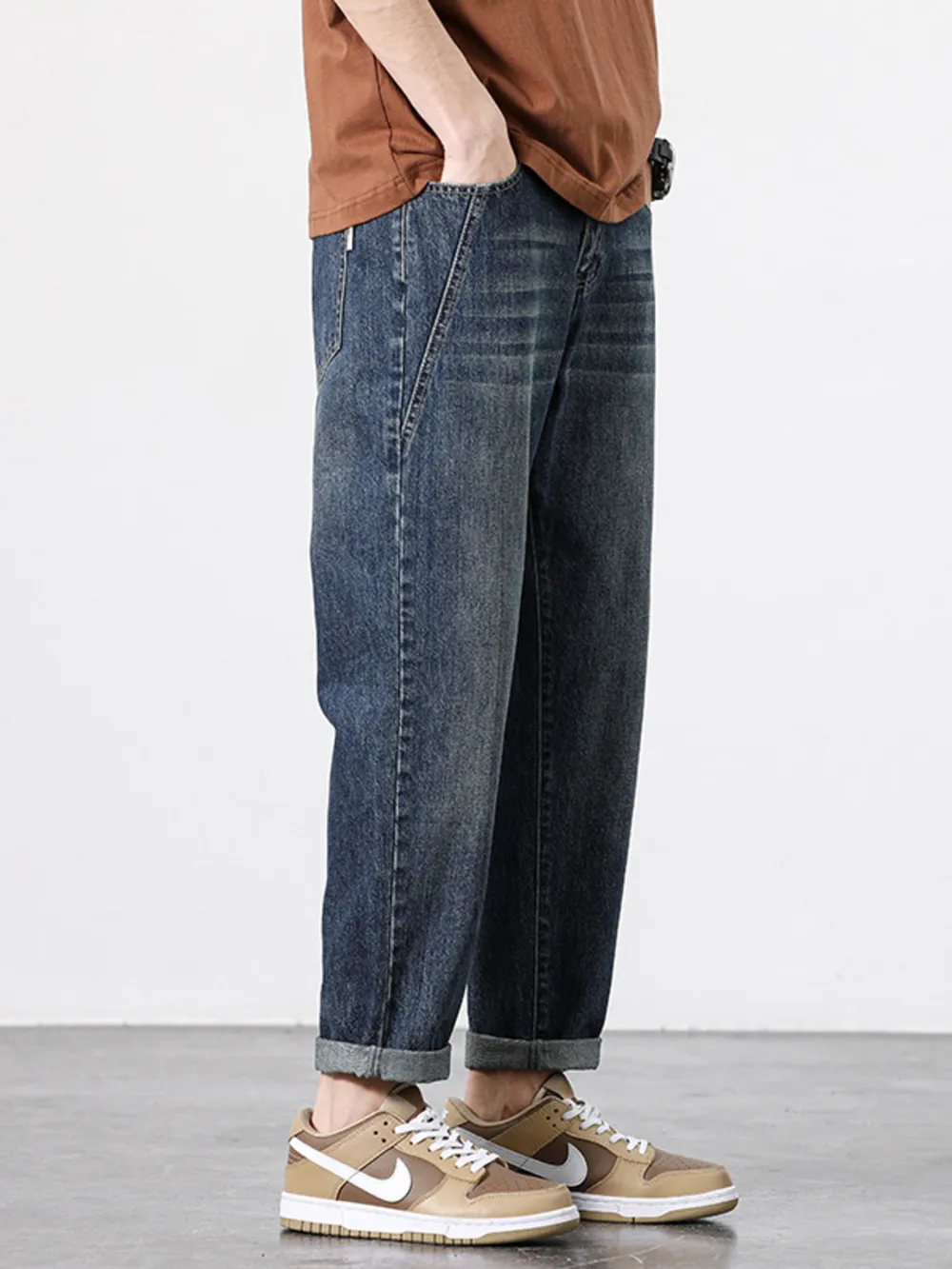 Men's Wide Leg Jeans, image 5