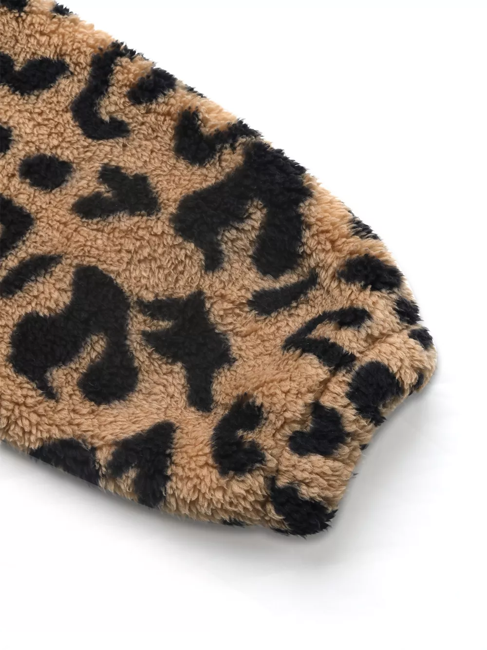 Leopard Zip Up Fleece Jacket, image 10