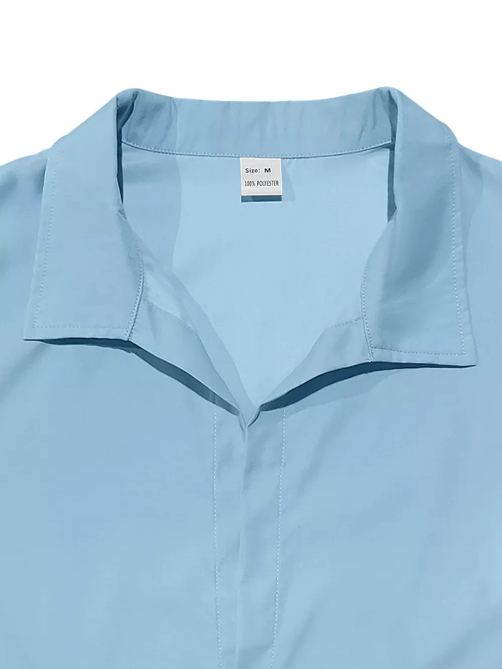 Men's Full Size Casual Button-Up Shirt Plus Size, image 13