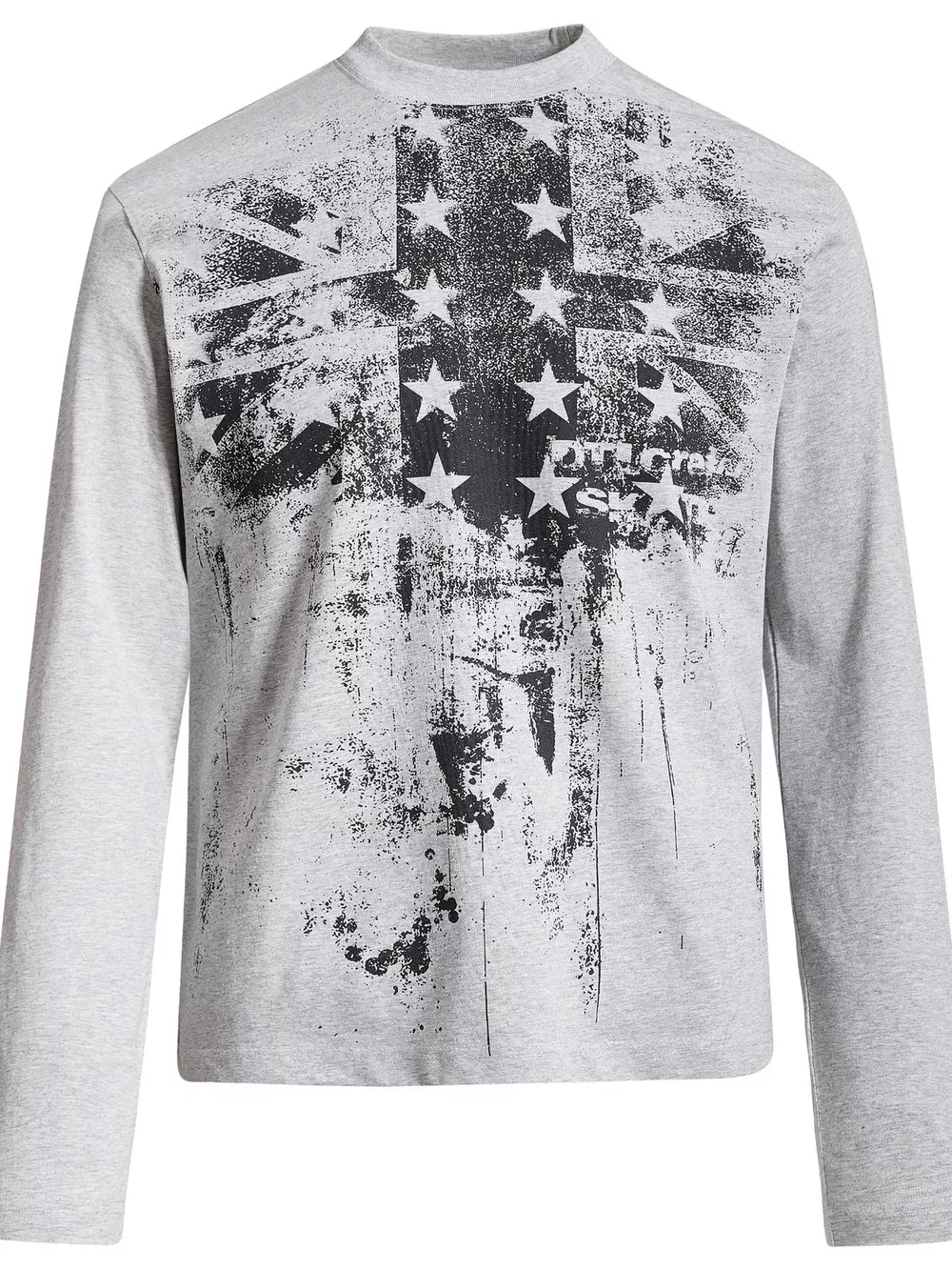 Men's America Flag Graphic Long Sleeve T-Shirt