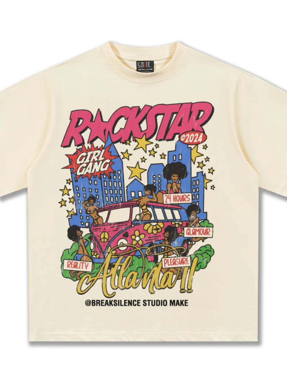 Men's Rockstar Graphic Short Sleeve T-Shirt, image 4